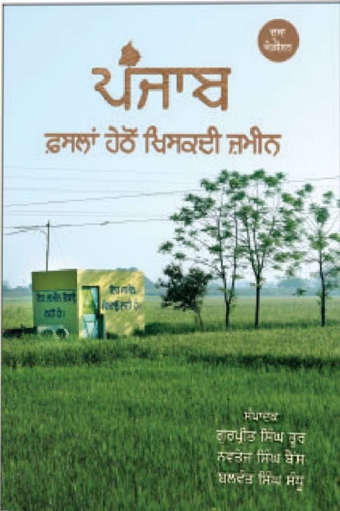 Punjab Faslan Haithon Khiskddi Jameen Punjabi Prose book by Gurpreet Singh/Navtej singh/Baldev singh